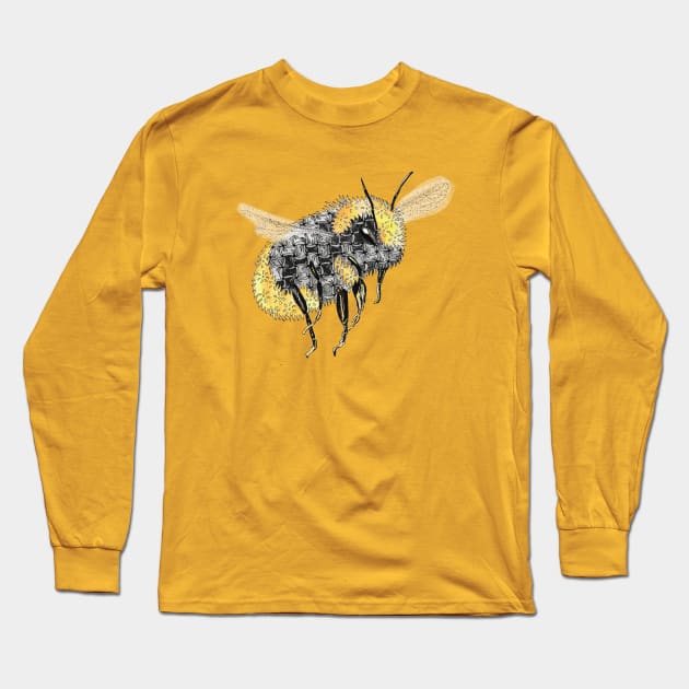 Bee Totem Animal Long Sleeve T-Shirt by FreeSpiritMeg